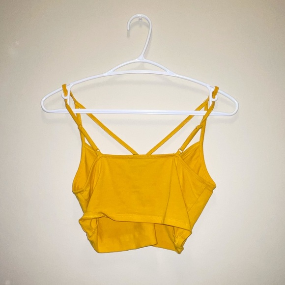 Yellow crop tank - Picture 2 of 2
